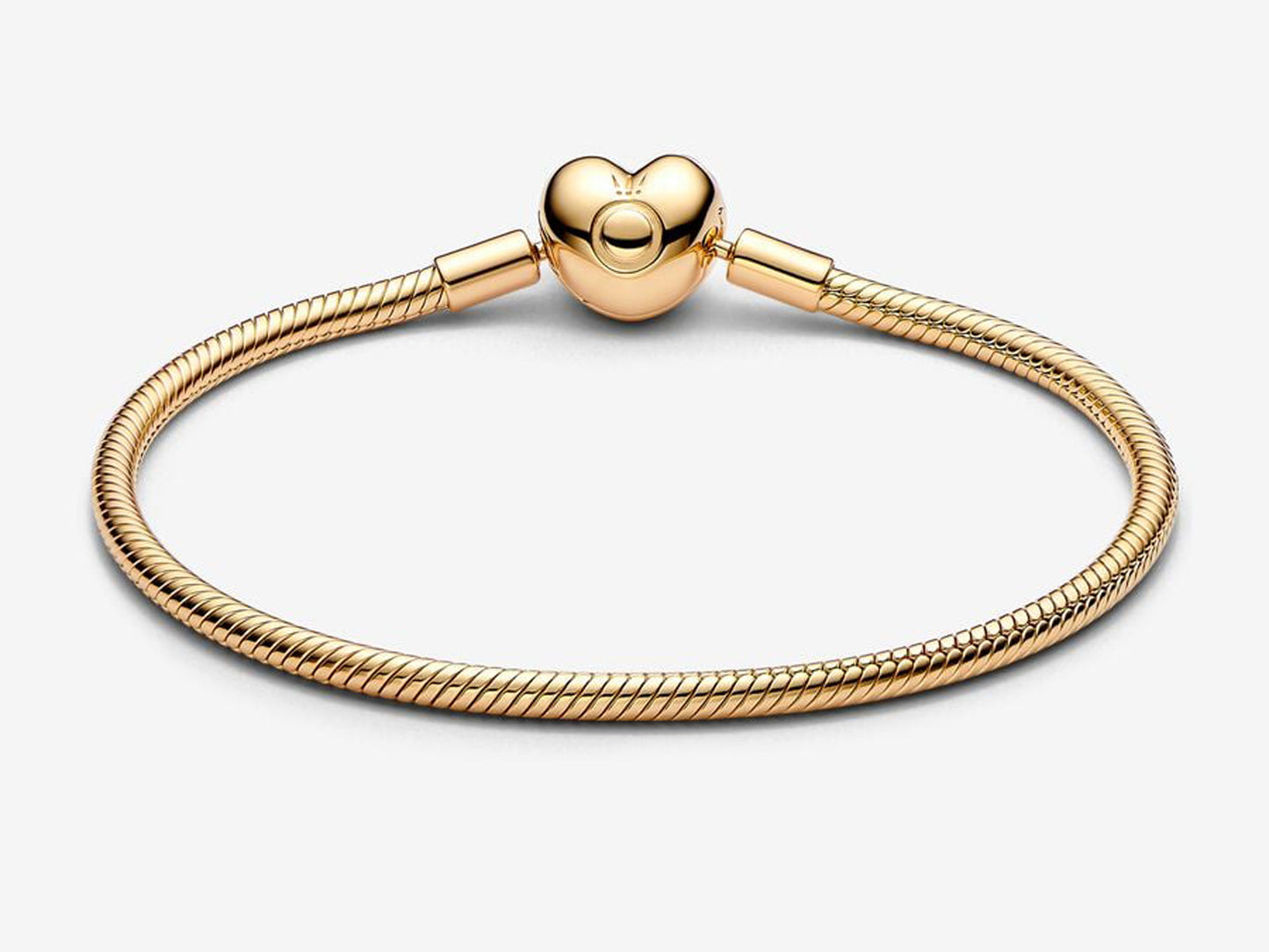 Heart Clasp Snake Chain Bracelet