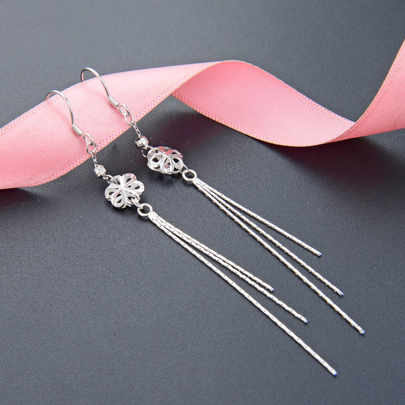 925 Sterling Silver Hexagon Hook Earrings - 2.8g Sweet Geometric Earrings for Women