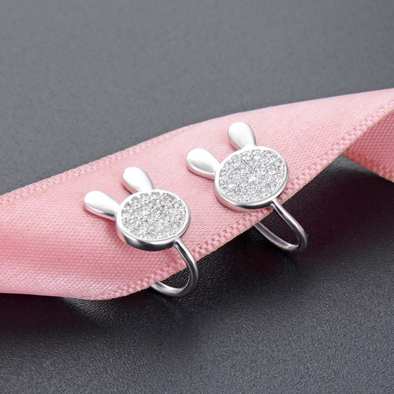 925 Sterling Silver Plated Chinese Style Ear Cuffs - Non-Piercing Clip-On Earrings for Women