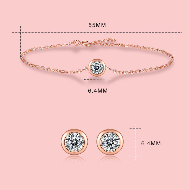 Fashionable Adjustable Bracelet with Sparkling Stones
