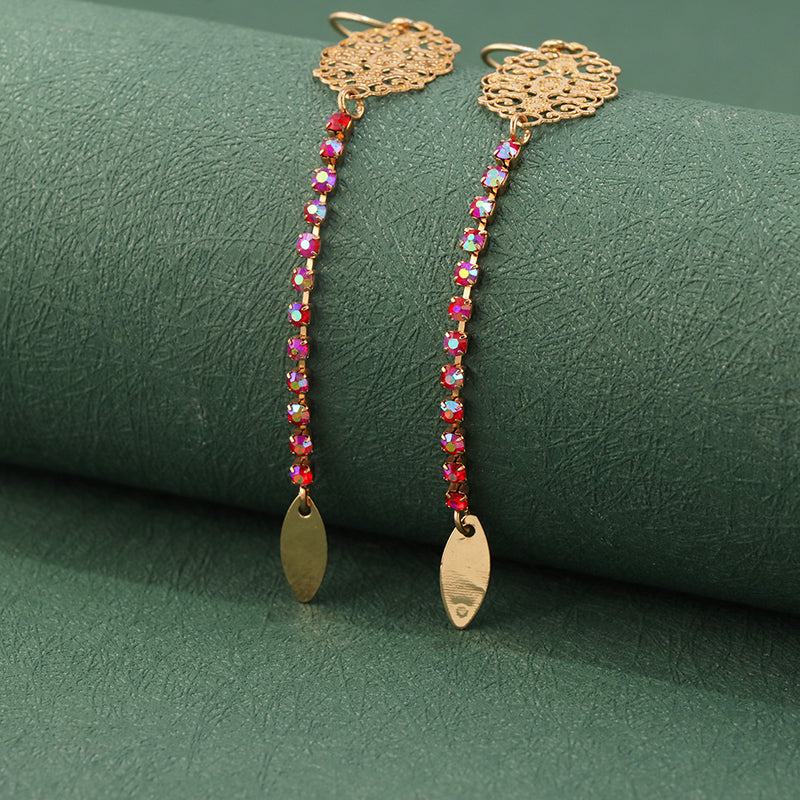 Abstract Gold Earrings - Multilayered Design