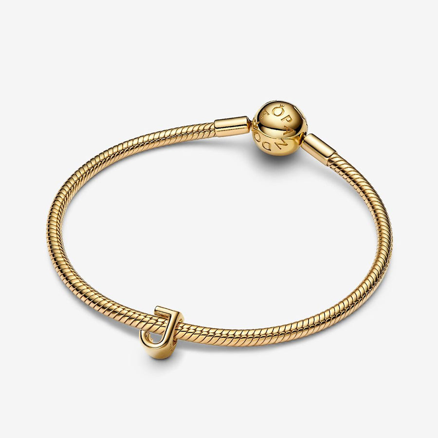 Initial J Jewelry Charm 14K Gold