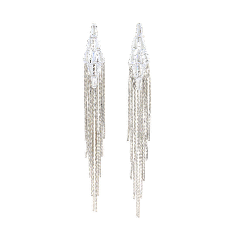 Minimalist Geometric Line Drop Earrings - Gold & Silver Plated Brass