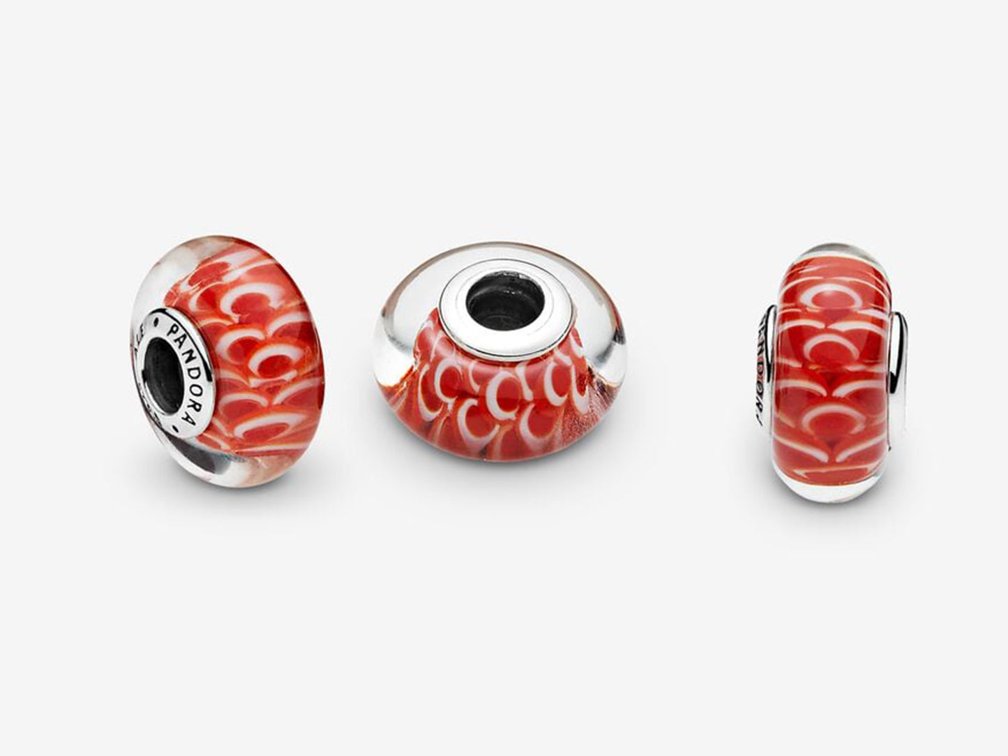 Asian Koi Glass Charm