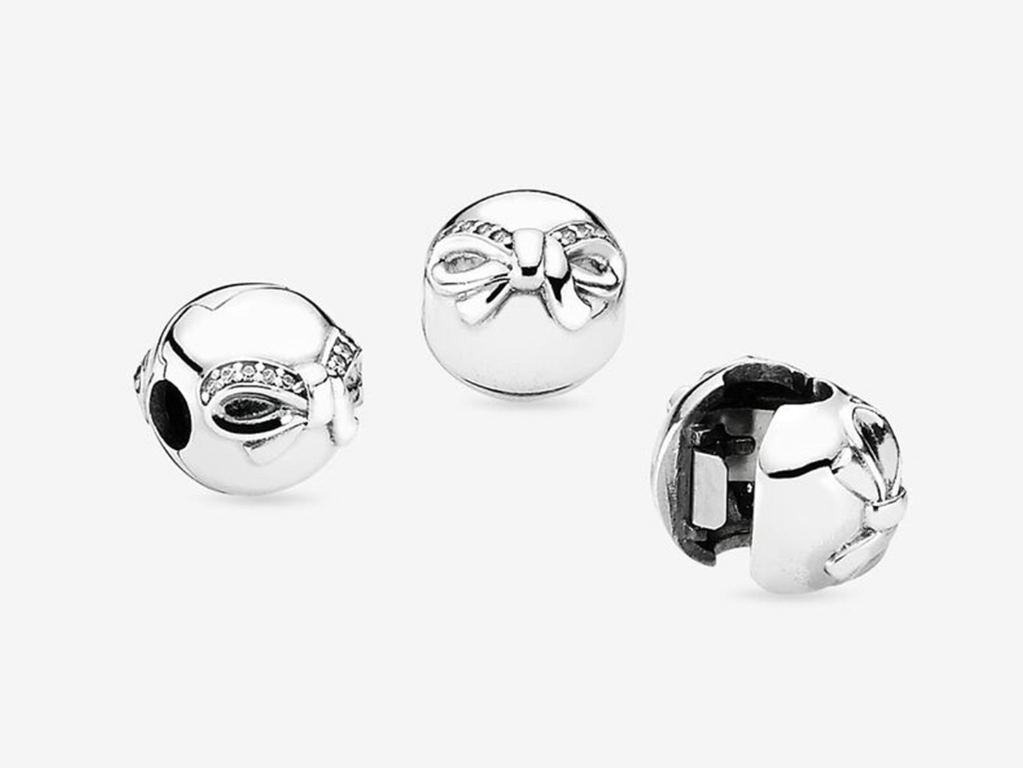 Delicate Bow Clip Charm