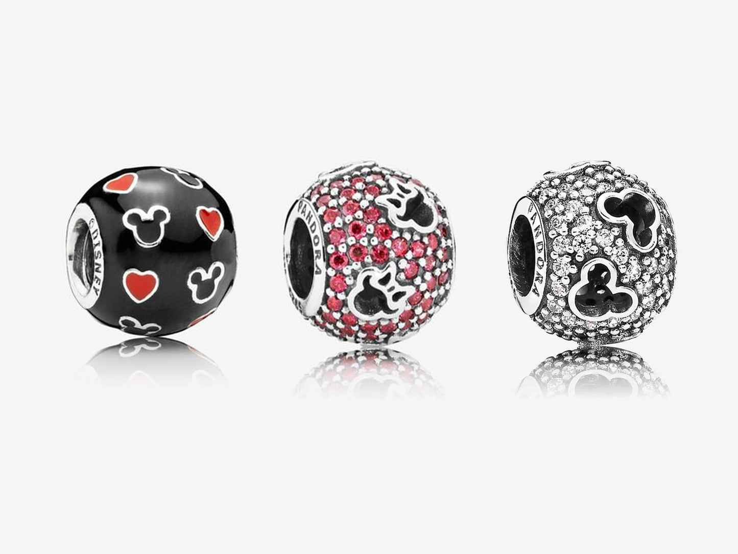 Disney Mickey & Heart Charm