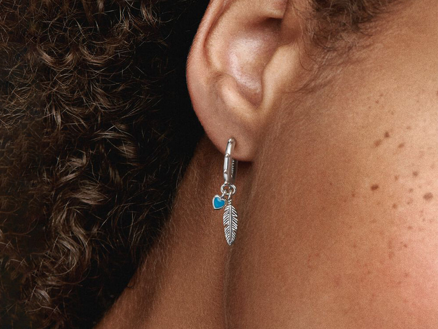 Feathered Love Circlet Earrings