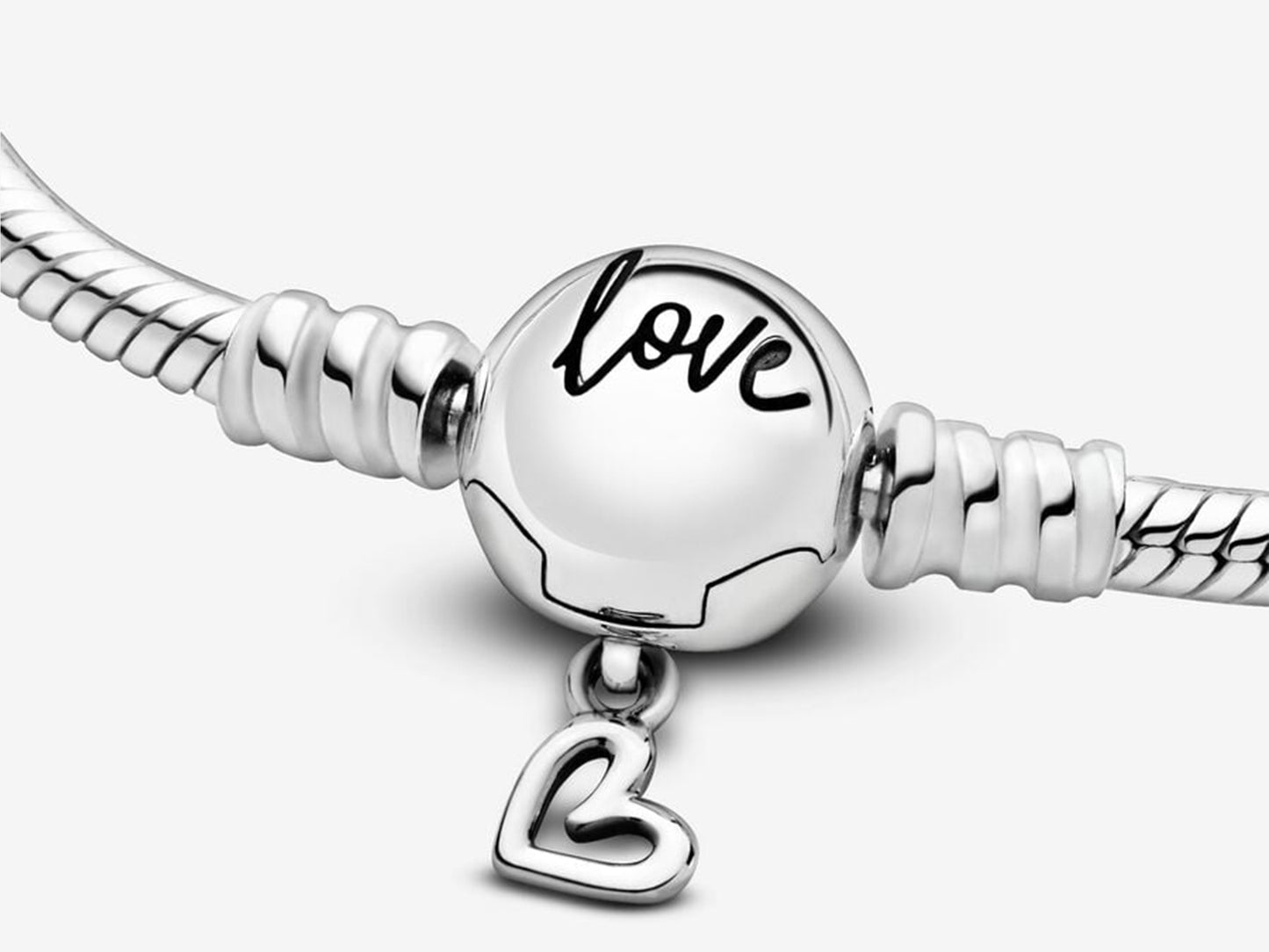 Hand-Drawn Heart Clasp Bracelet
