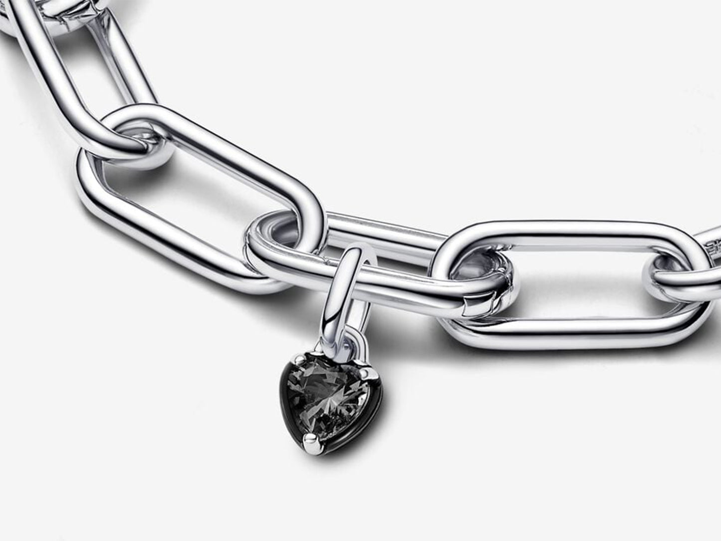 Black Chakra Heart Mini Dangle Charm