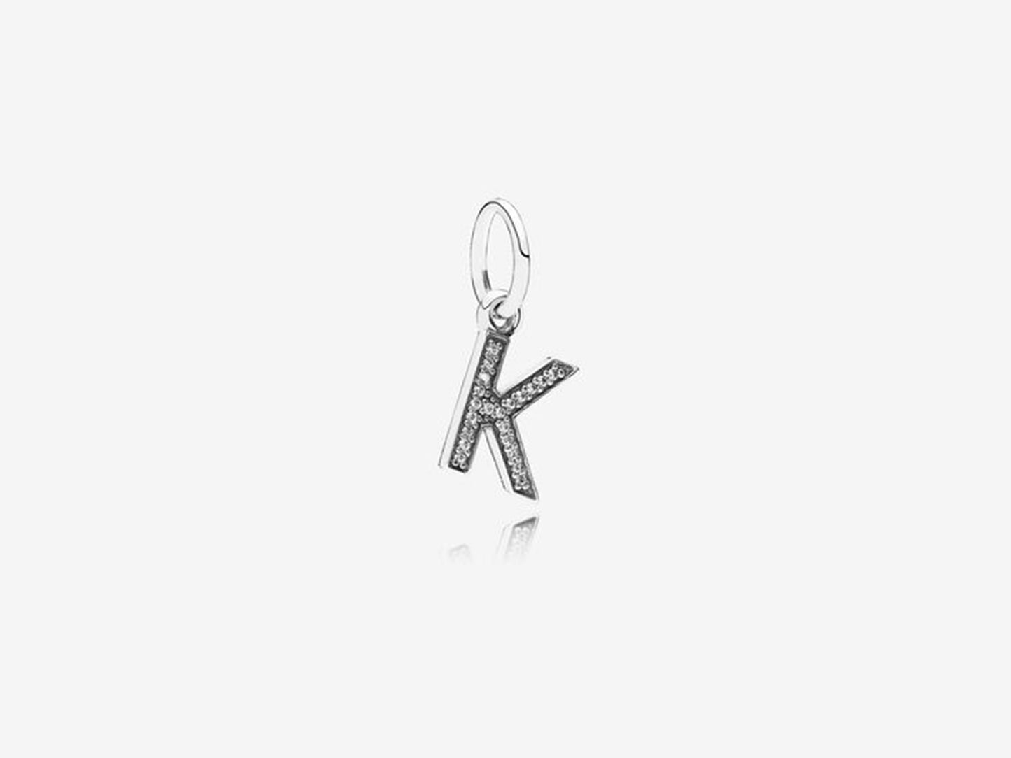 Radiant Letter K Charm