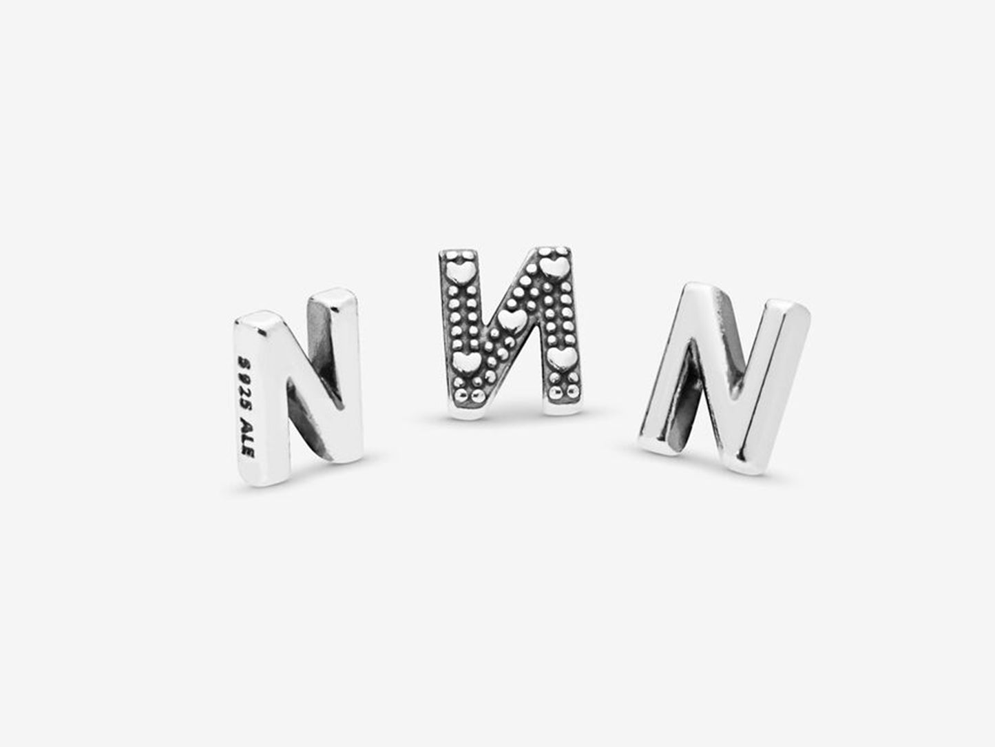 Letter N Mini Charm