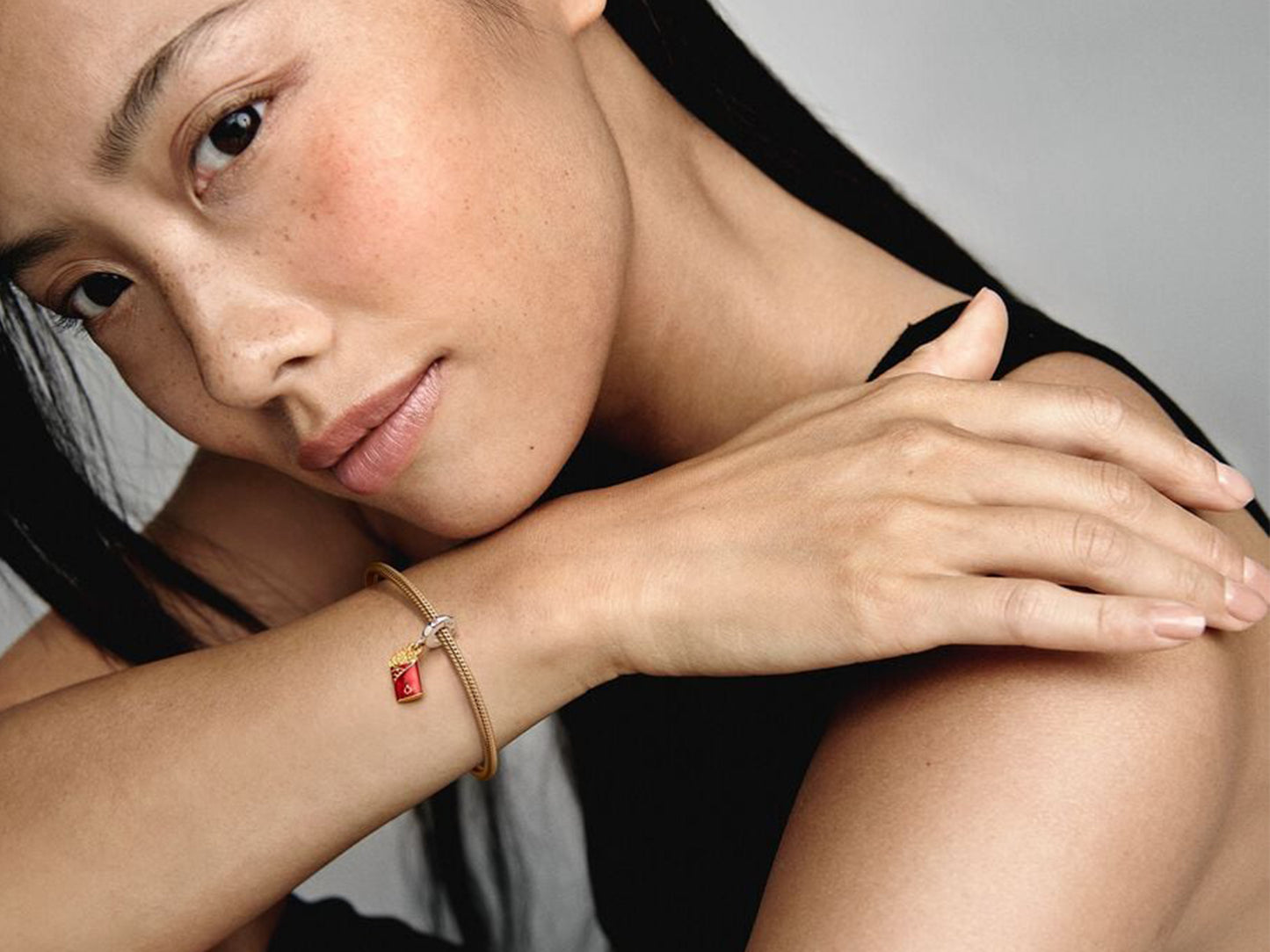 Two-tone Red Envelope Dangle Charm