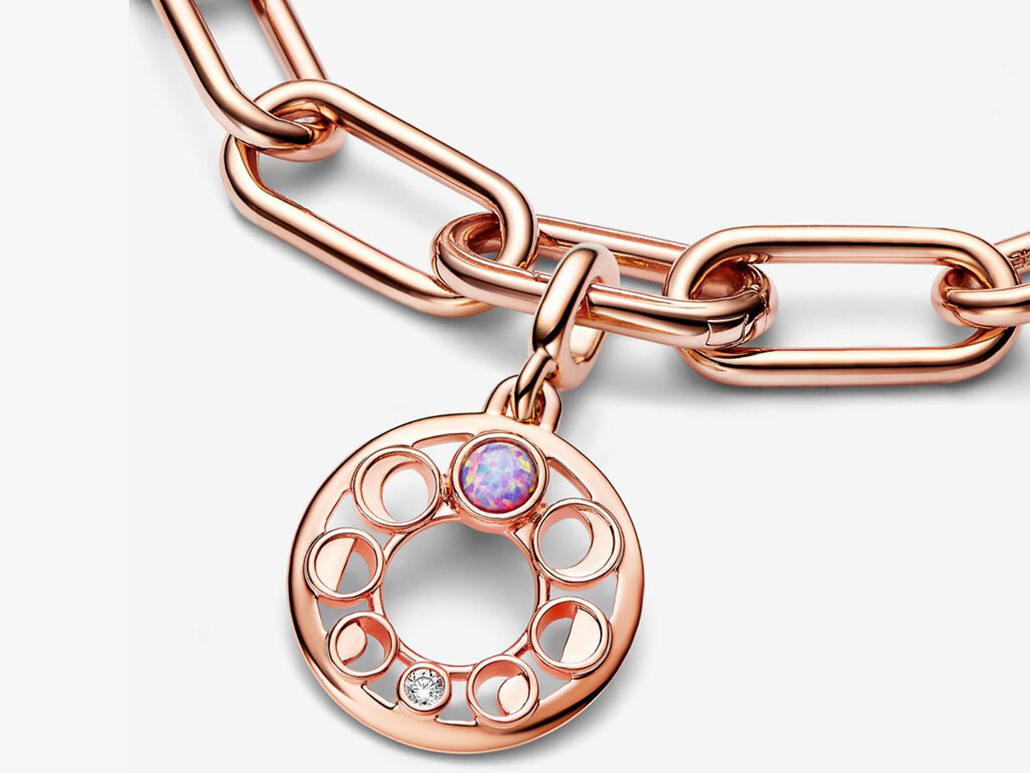 Lunar Phases Medallion Charm