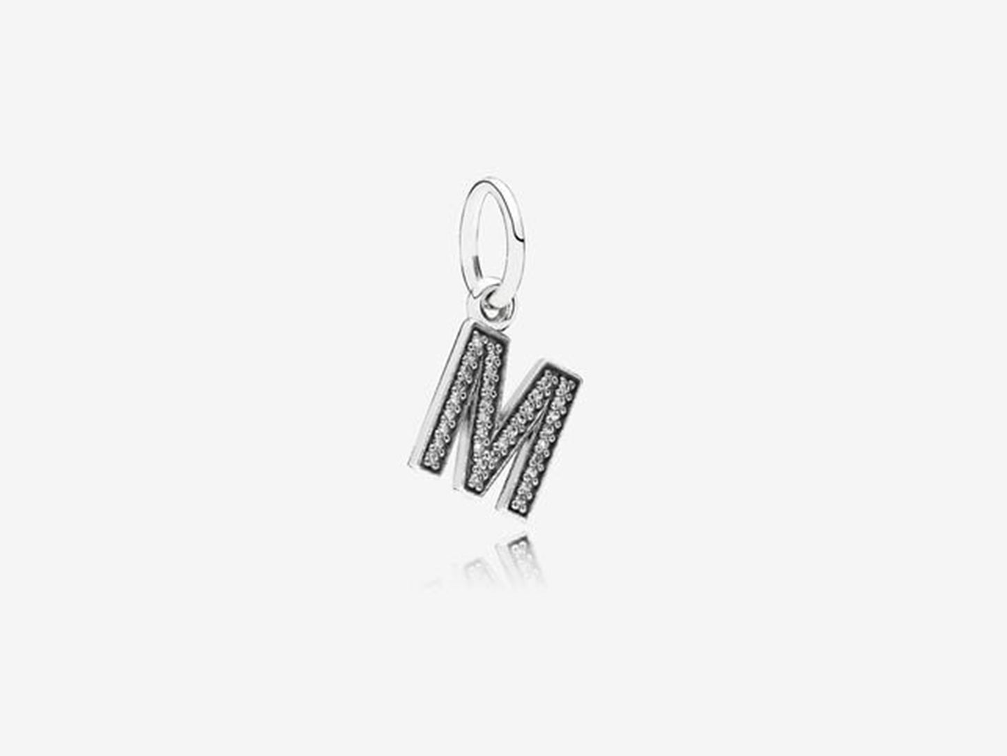 Radiant Letter M Charm
