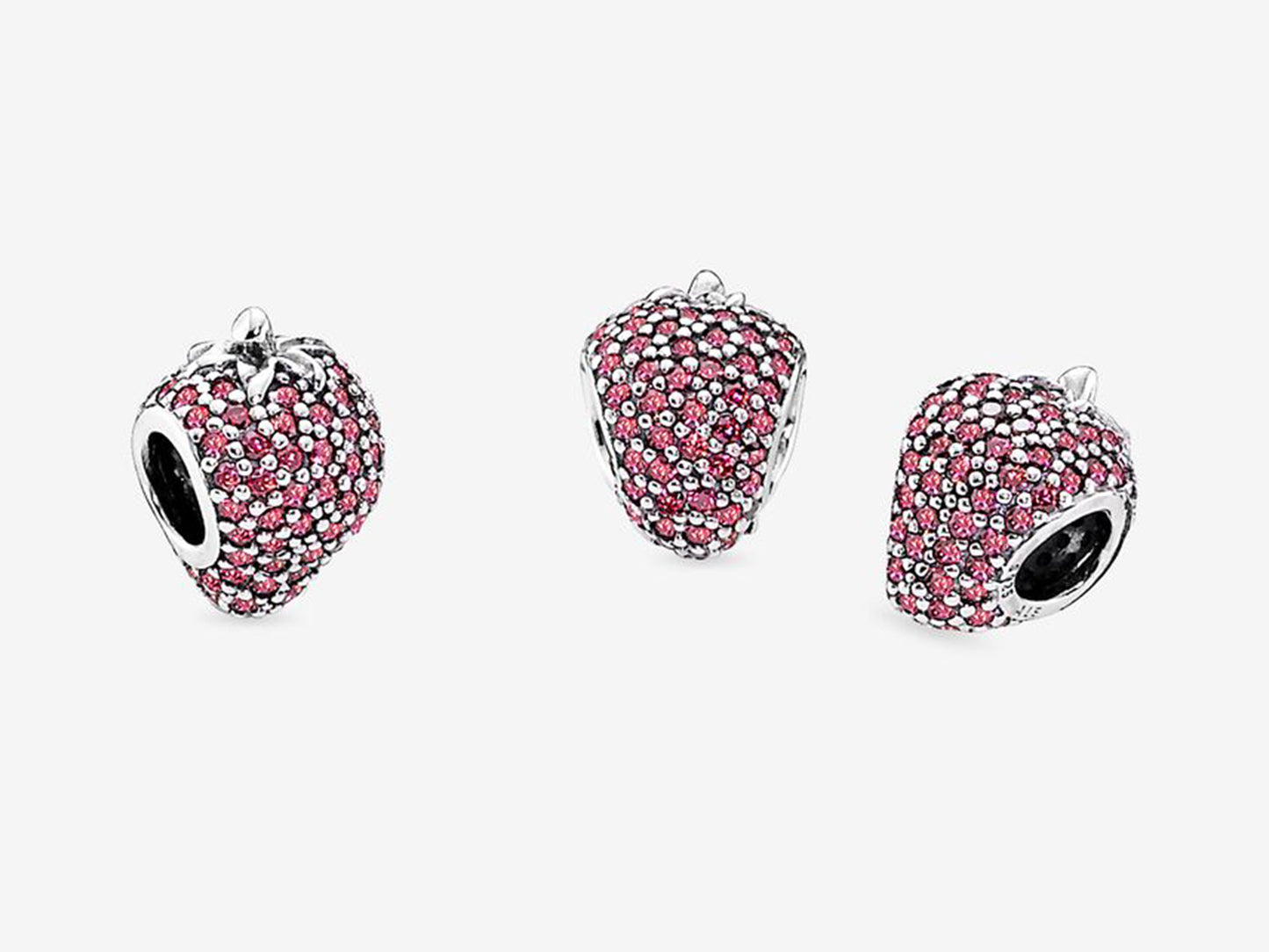 Pave Strawberry Charm