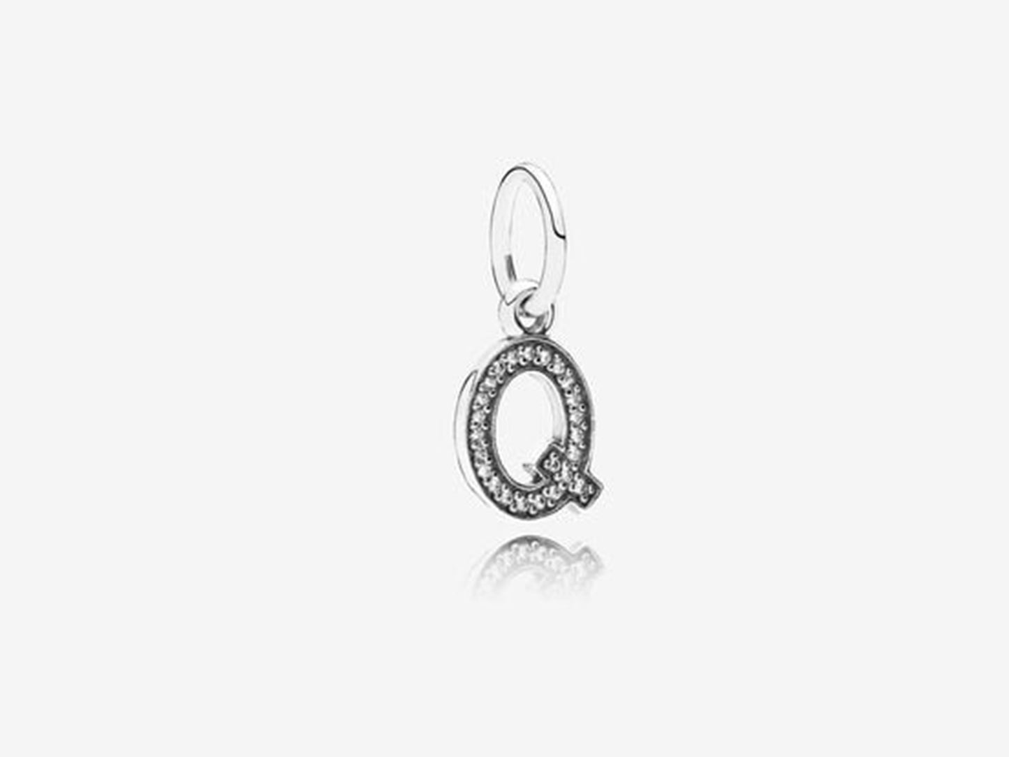 Radiant Letter Q Charm