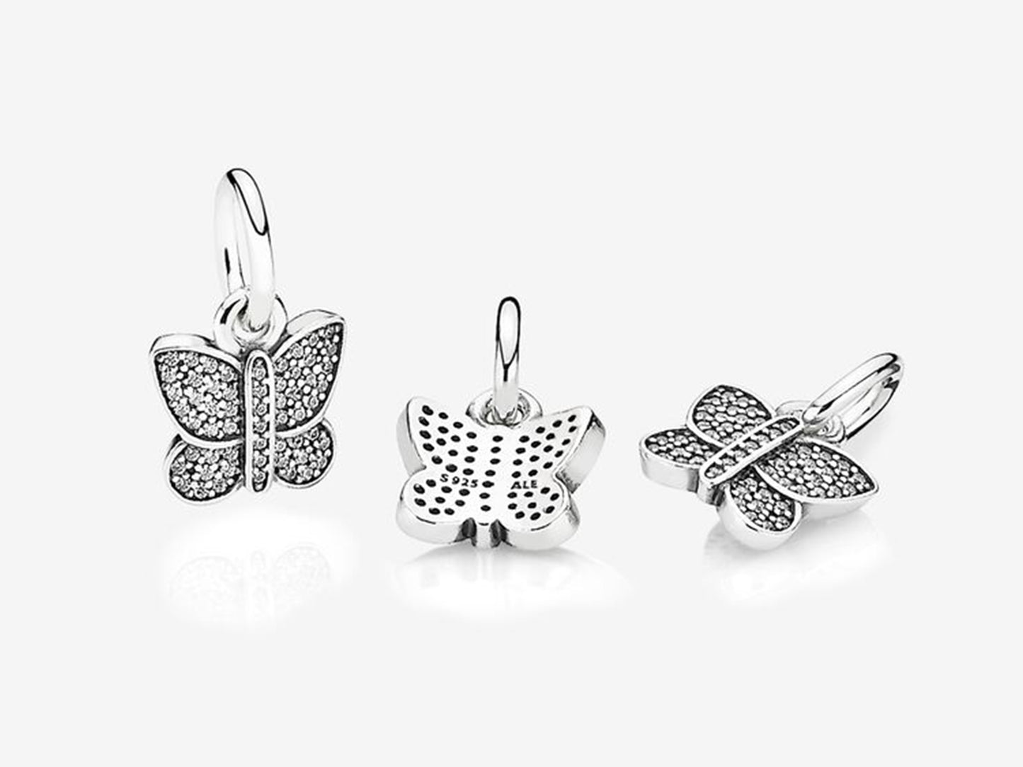 Shimmering Butterfly Charm