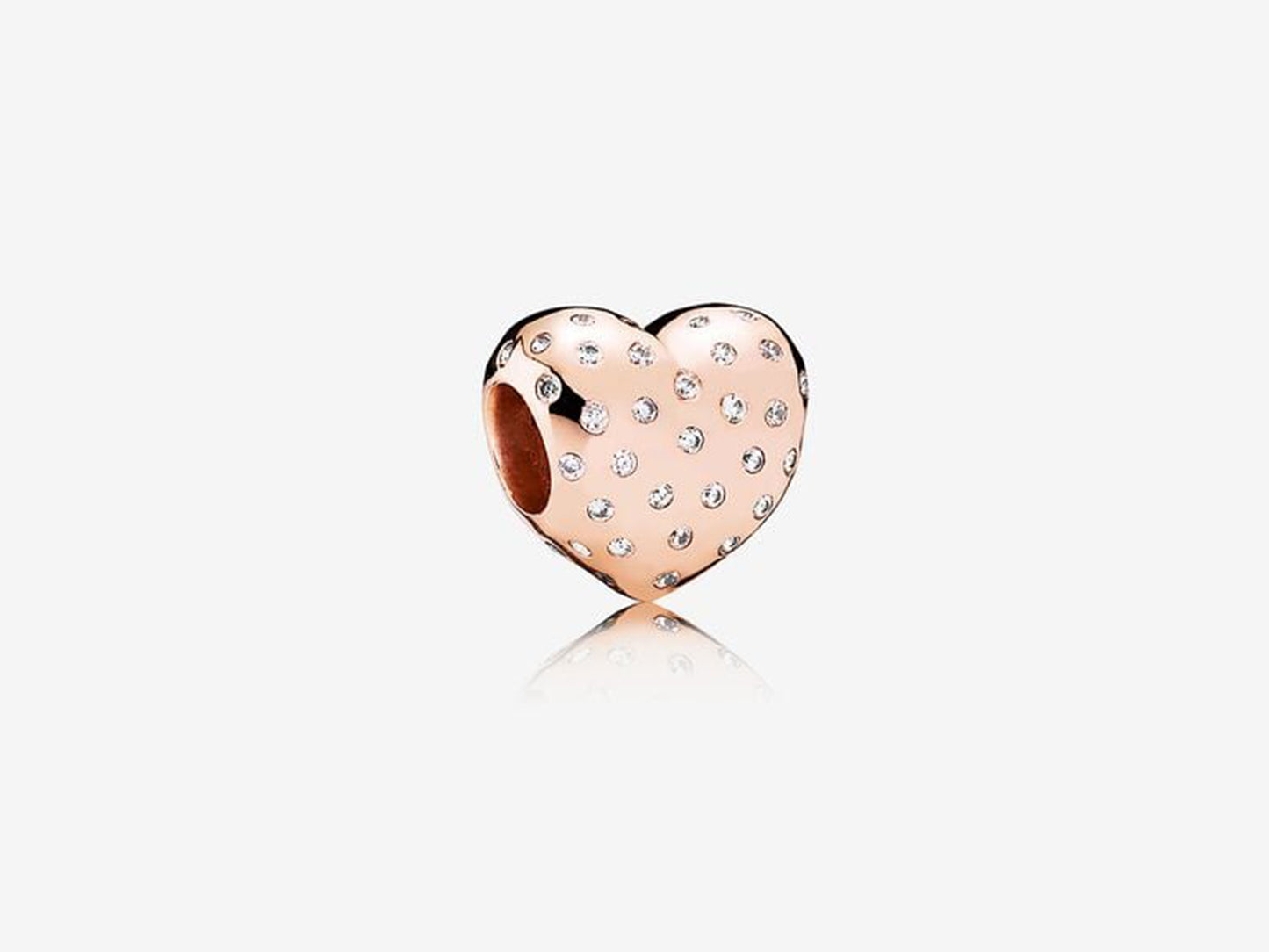 Shimmering Heart Charm