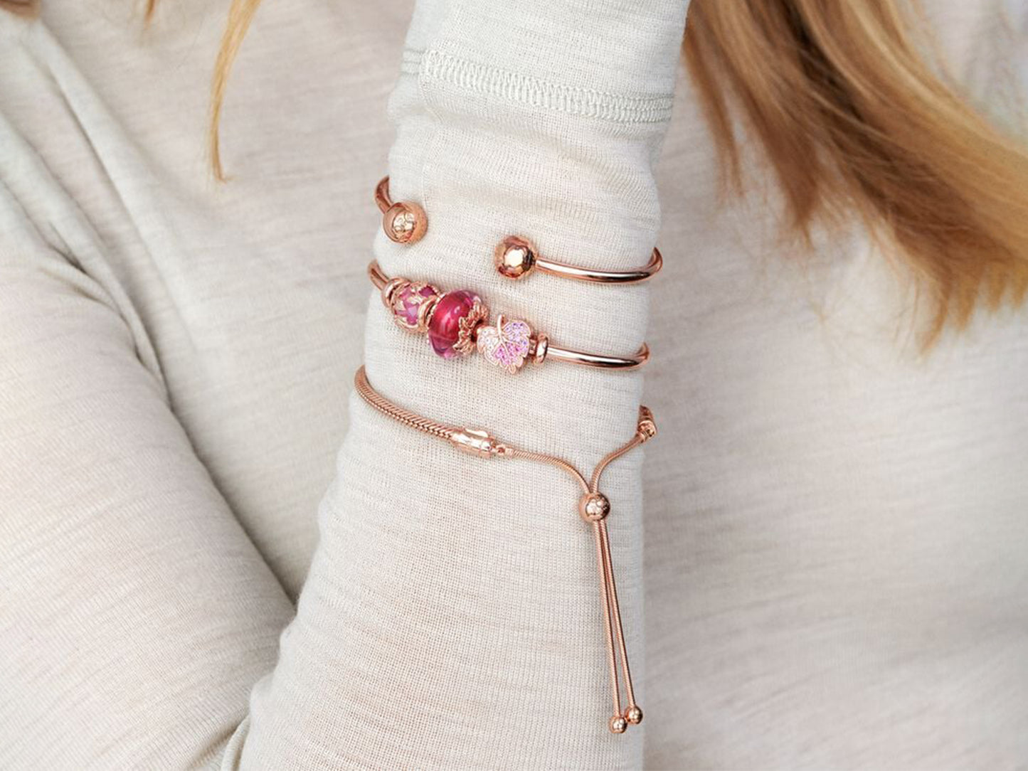 Snake Chain Slider Bracelet