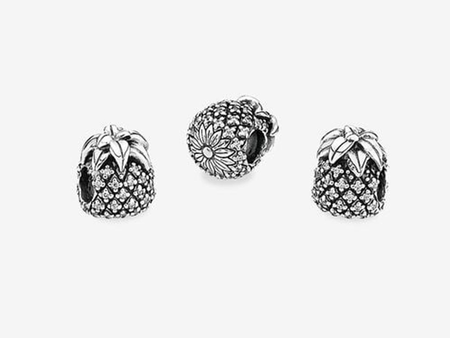 Sparkling Pineapple Charm