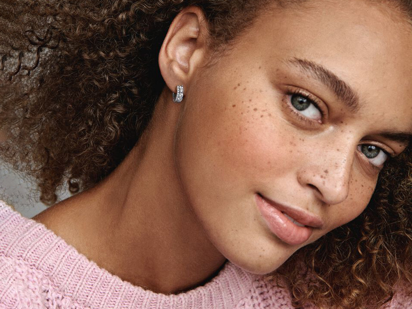 Double Band Pavé Hoop Earrings