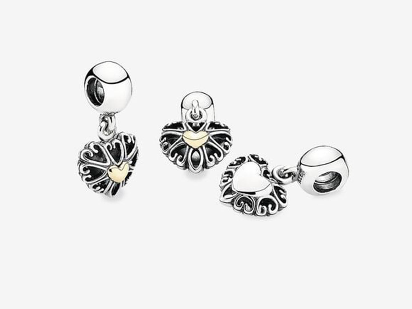 Vintage Love Hollow Charm