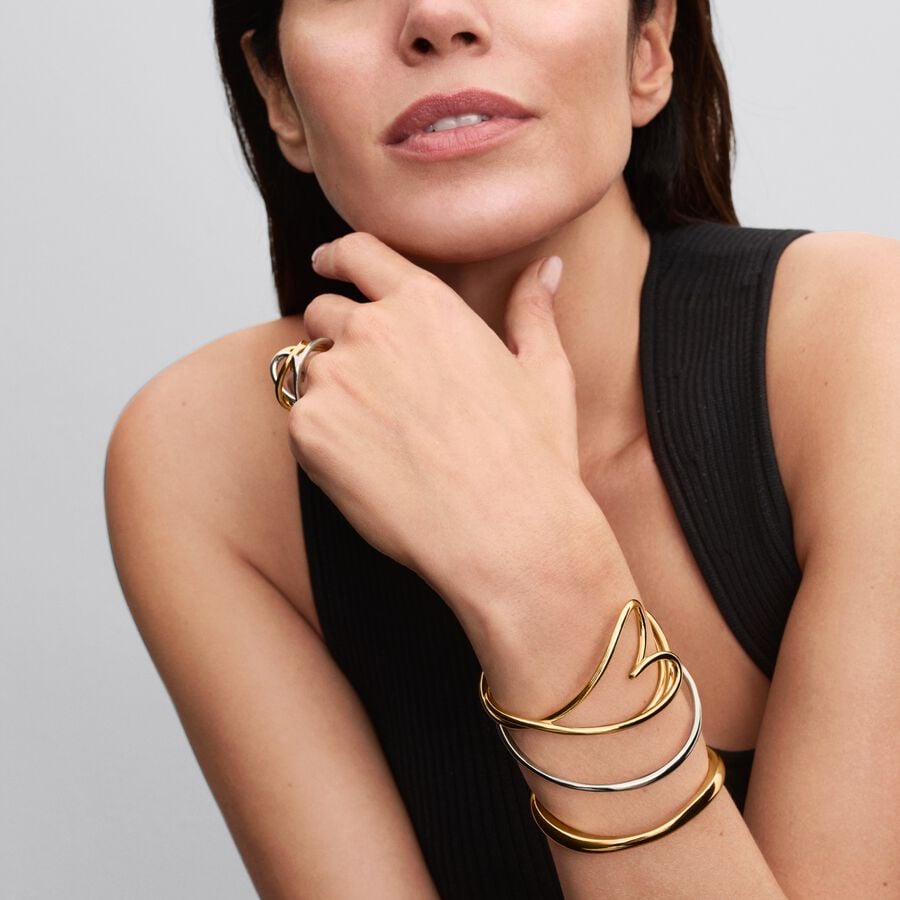 Oversized Heart Bangle