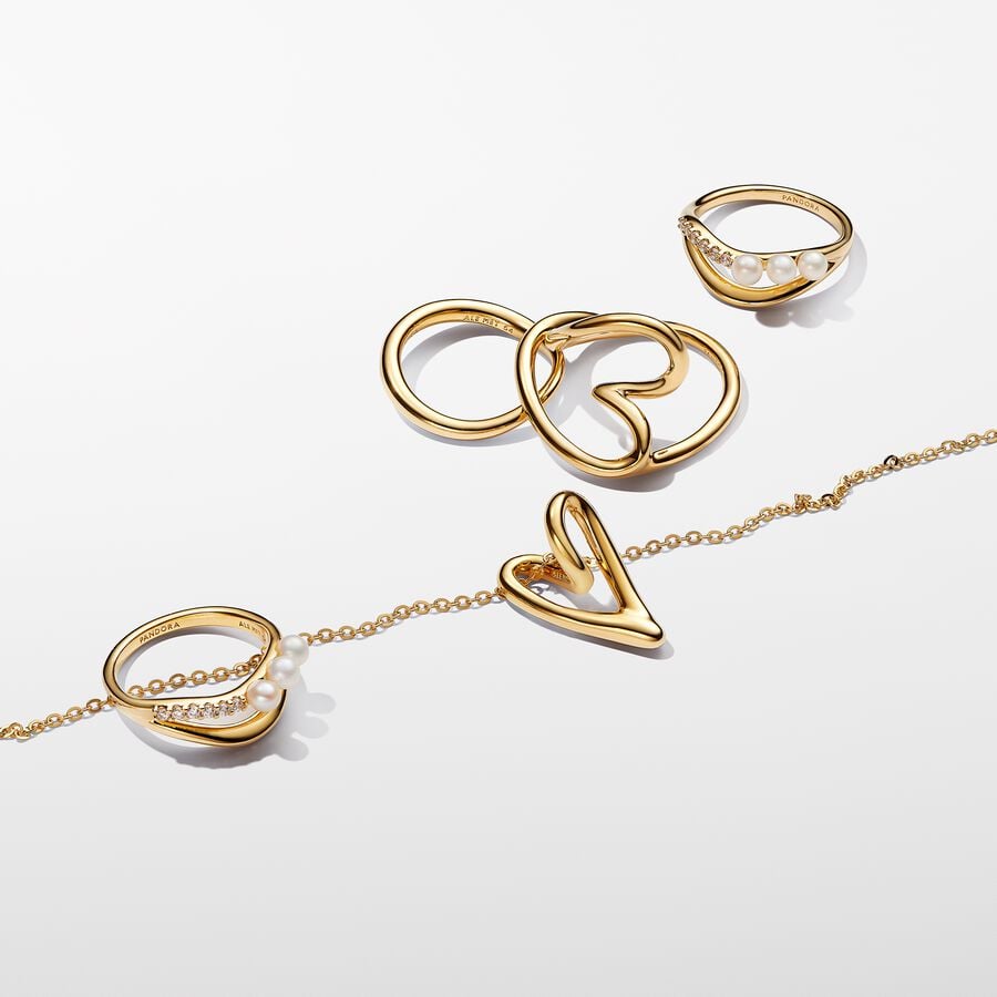 Organically Shaped Heart Necklace