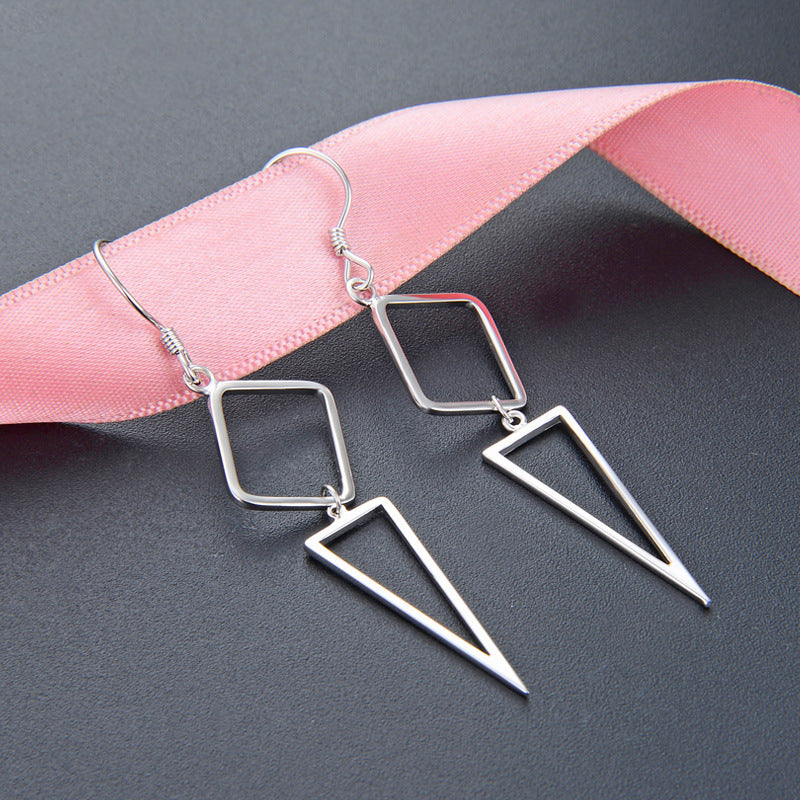 S925 Sterling Silver Orange Slice Hoop Earrings - Playful Fruit Dangle Earrings for Women