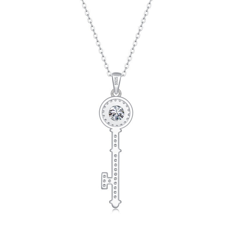 Stylish Geometric Key Necklace for Women