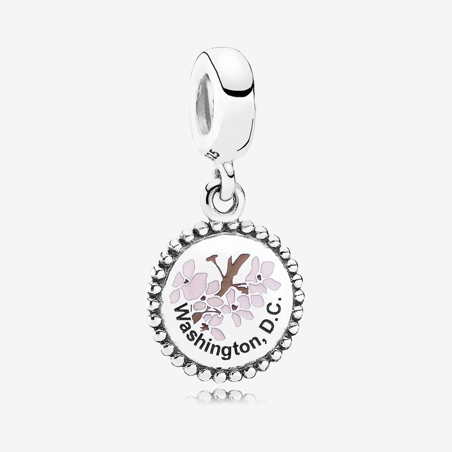 Washington, D.C. Cherry Blossom Dangle Charm