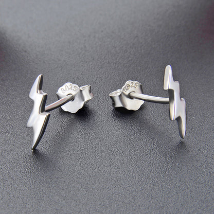 925 Sterling Silver Classic Stud Earrings - Old Money Style Hypoallergenic Earrings with Silicone Backs