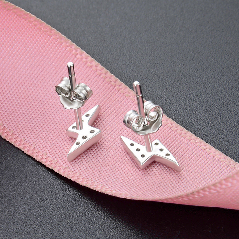 925 Sterling Silver Money Toad Stud Earrings - Minimalist Chinese Style Diamond Earrings with Silicone Backs