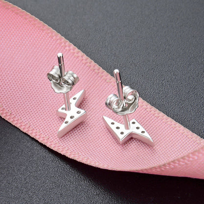 925 Sterling Silver Money Toad Stud Earrings - Minimalist Chinese Style Diamond Earrings with Silicone Backs