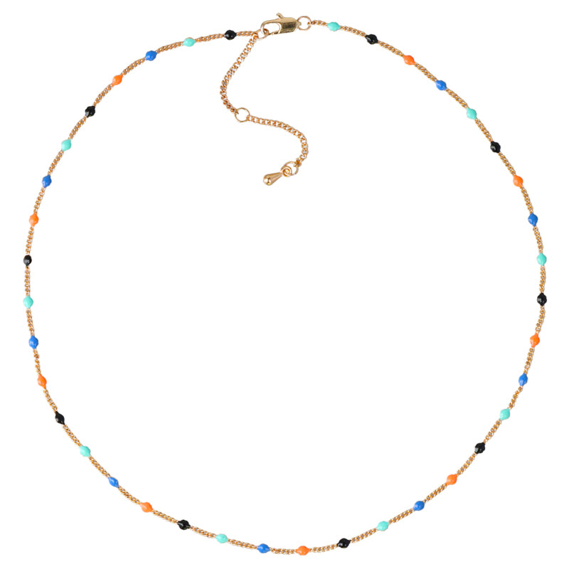 Stylish Chopin Chain with Drip Beads