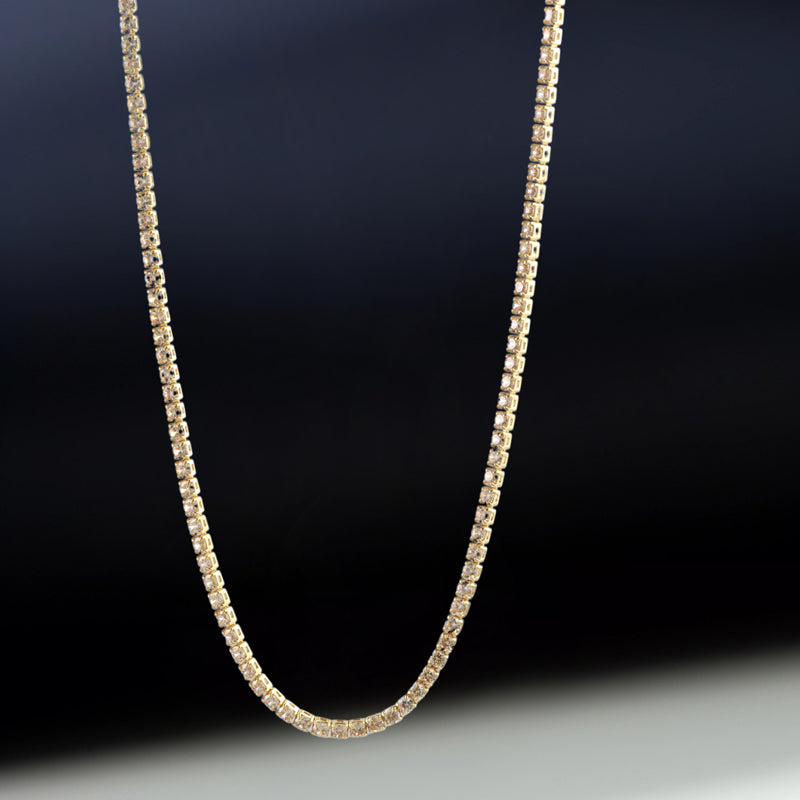 Stylish Box Chain Necklace in Copper
