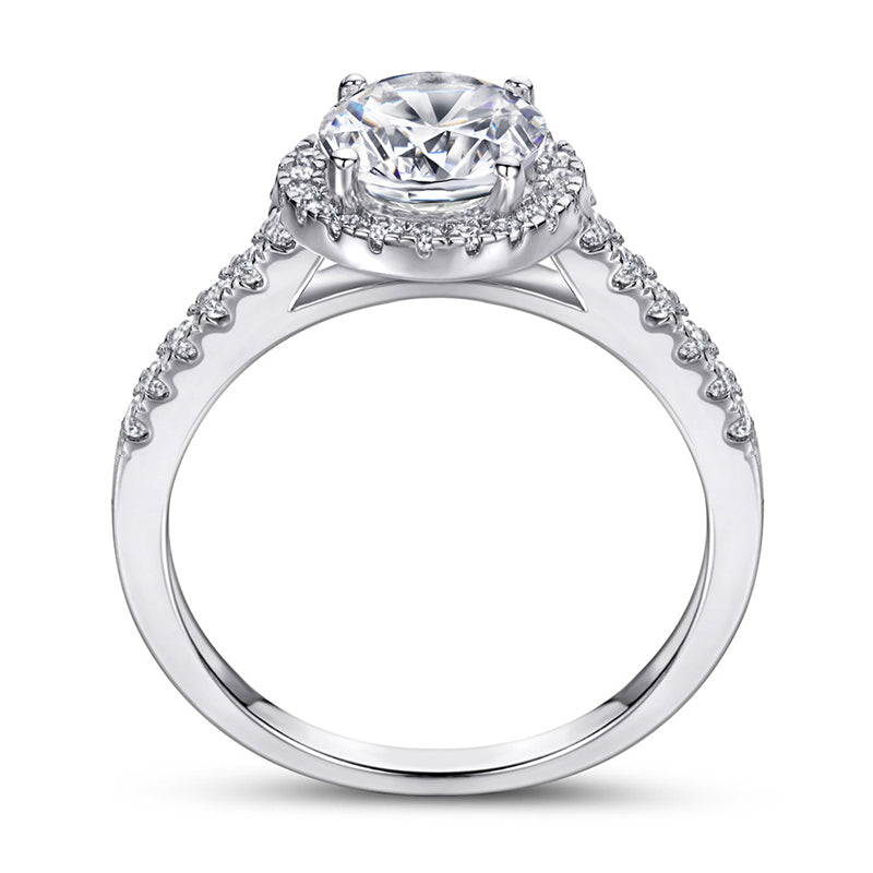 1.2 Carat Zircon Eternity Band - 925 Sterling Silver Stackable Ring for Women