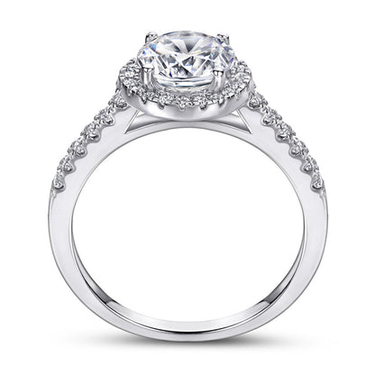 1.2 Carat Zircon Eternity Band - 925 Sterling Silver Stackable Ring for Women