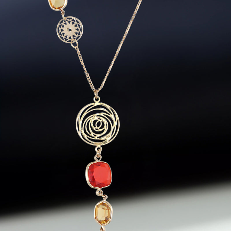 Unique Geometric Pendant Necklace