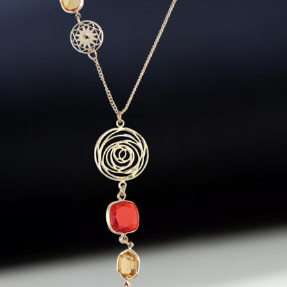 Unique Geometric Pendant Necklace