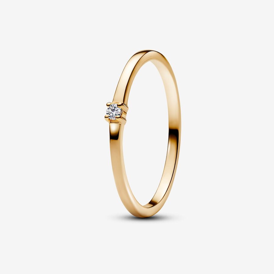 14K Gold Lab Grown Diamond Ring