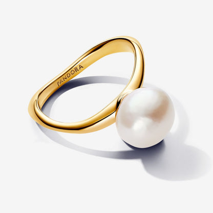 Baroque Pearl Gold Ring