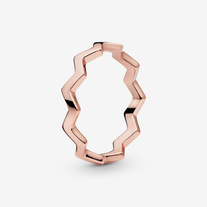 Polished Zigzag Ring