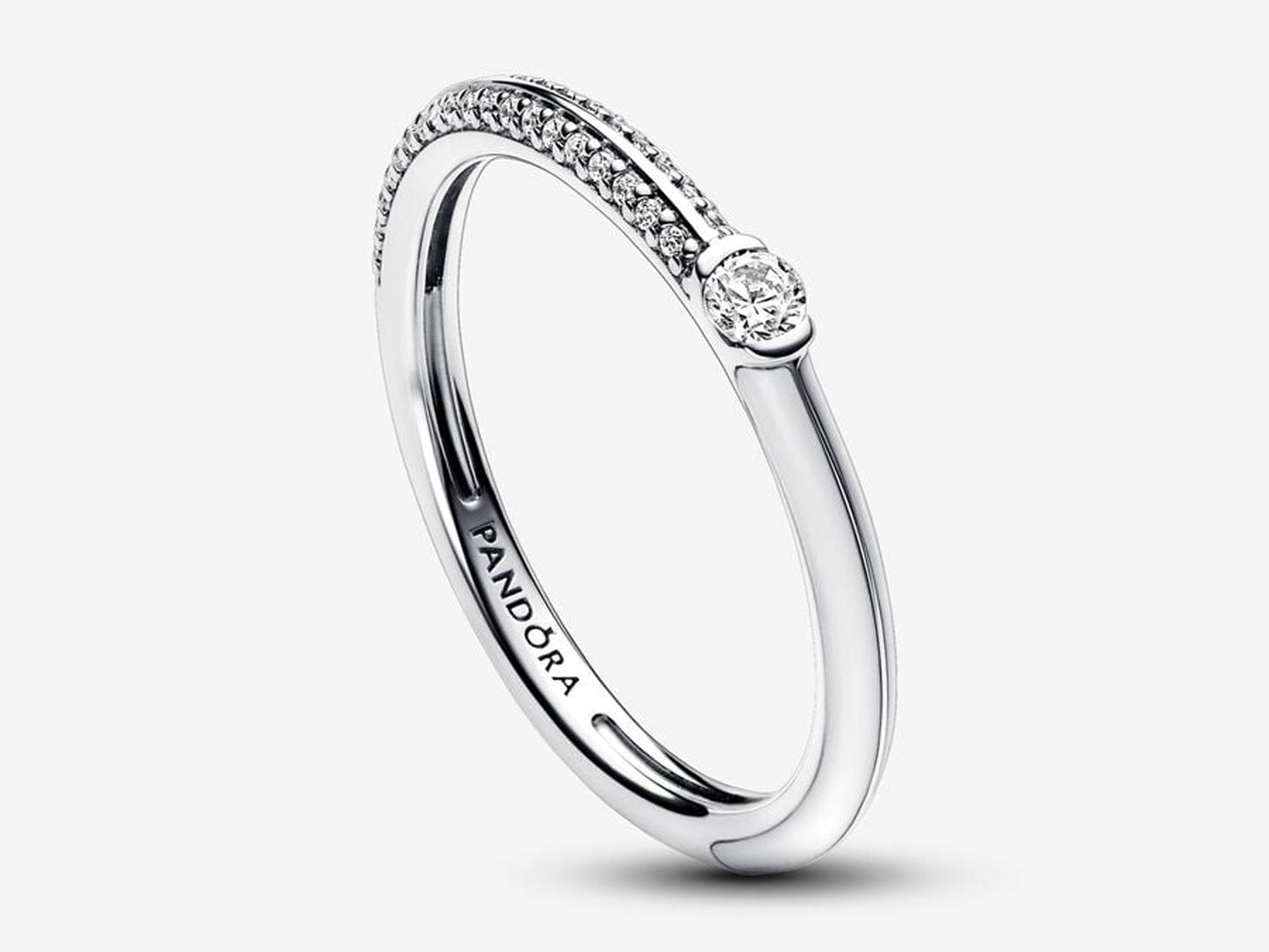 Pavé & White Dual Ring