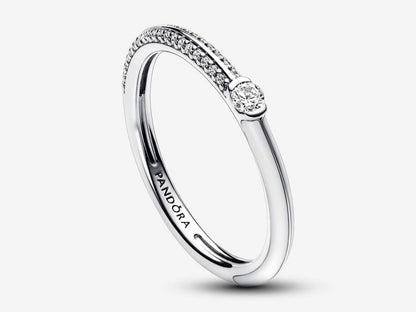 Pavé & White Dual Ring