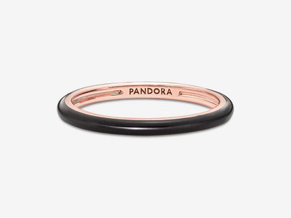 Black Enamel Ring