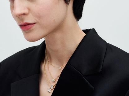Sparkling Herbarium Cluster Pendant Necklace