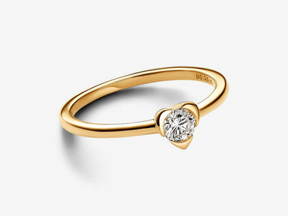Lab-grown Diamond Heart Ring 0.25 carat tw 14k Gold