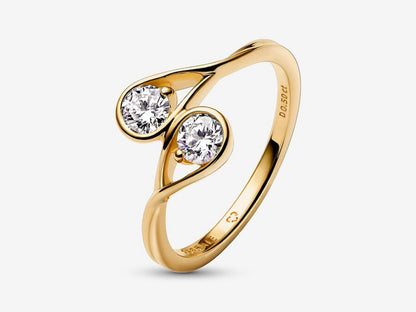Lab-grown Diamond Double Facing Ring 0.50 carat tw 14k Gold
