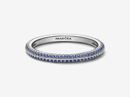 Blue Pavé Ring